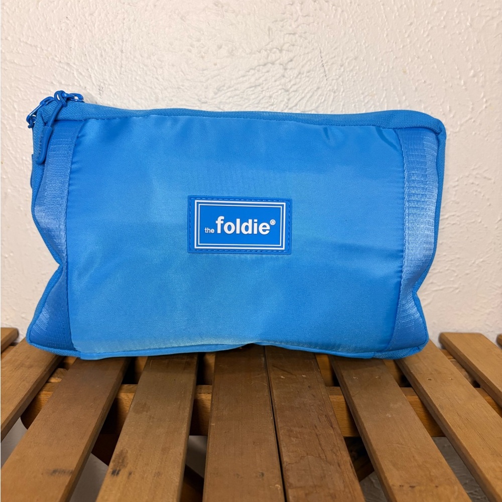 The Foldie Bright Blue Travel Pouch